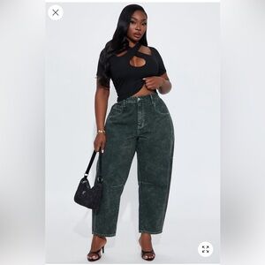 Lily Barrel Leg Jean